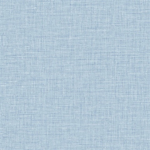 Easy Linen 54 Crisp Blue Commercial Wallpaper