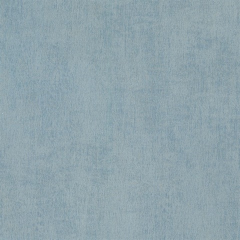 Edmore Sky Blue Faux Suede Wallpaper