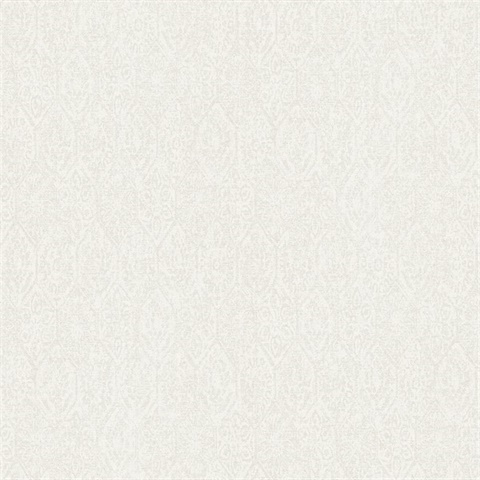 Edsel Cream Faded Moasic Tiles Wallpaper