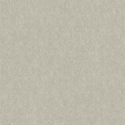 Edsel Grey Faded Moasic Tiles Wallpaper