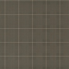 Egarton Plaid Gunmetal Black Houndstooth Ralph Lauren Wallpaper