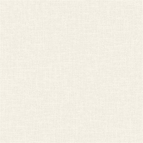 Eggshell Crosshatch Linen Wallpaper