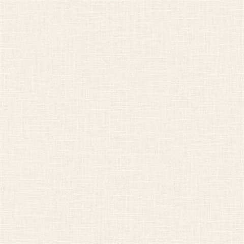 Eggshell Crosshatch Linen Wallpaper