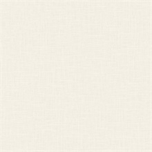 Eggshell Crosshatch Linen Wallpaper