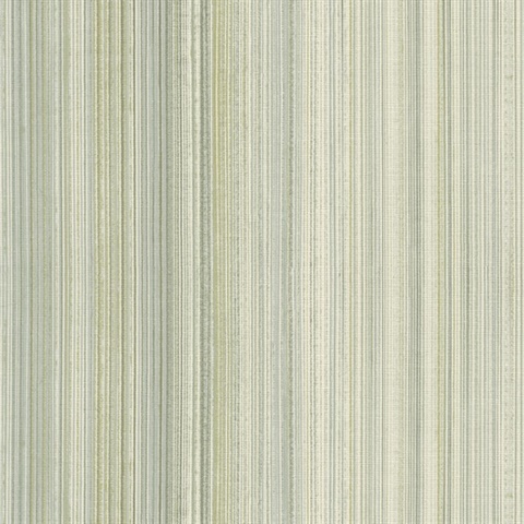 Elan Sea Green Ombre Stripe Wallpaper