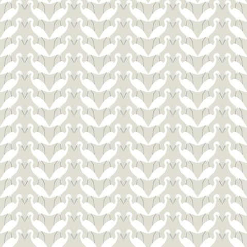 Elegant Birds Peel and Stick Wallpaper