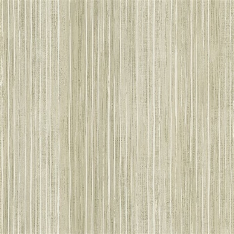 Dark Beige Elegant Vertical Stripe Wallpaper