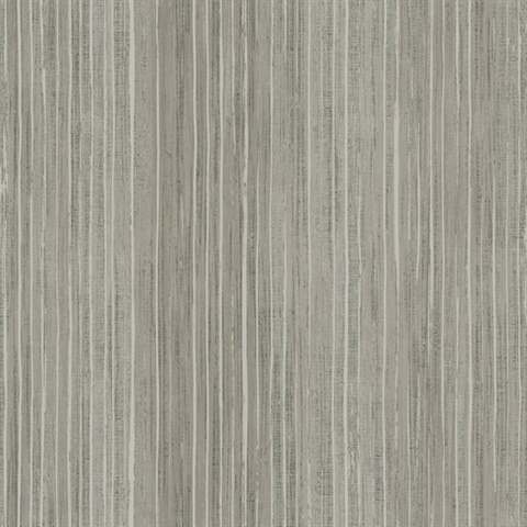 Silver Grey Elegant Vertical Stripe Wallpaper