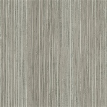 Silver Grey Elegant Vertical Stripe Wallpaper