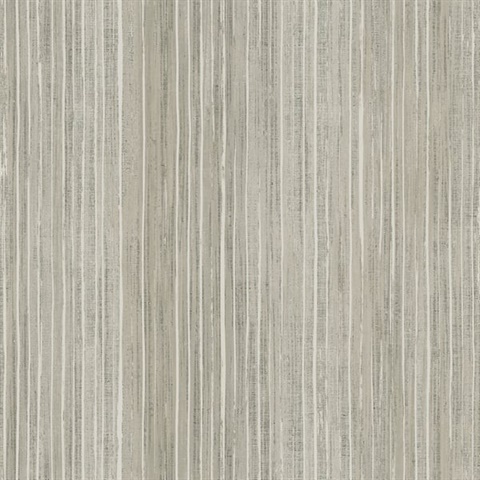Dark Beige Elegant Vertical Stripe Wallpaper
