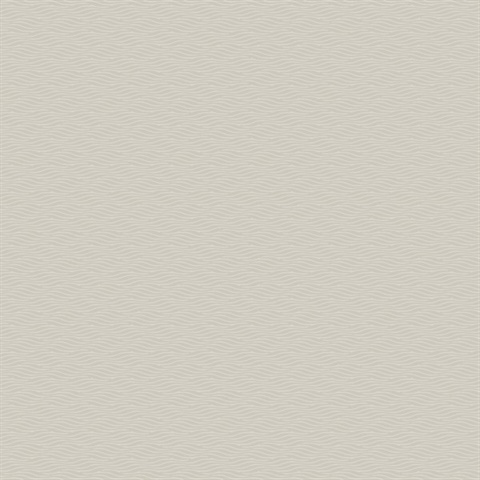 Elevated Taupe Textured Waves Wallpaper
