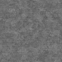 Elias Dark Grey Gridline Faux Wallpaper