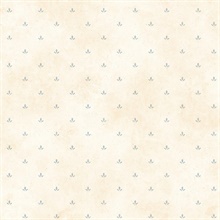 Ella Blue Paw Print Toss Wallpaper