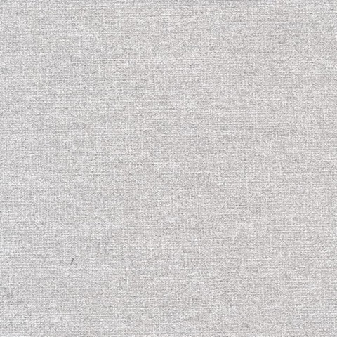 Ella Off White Faux Fabric Commercial Wallpaper