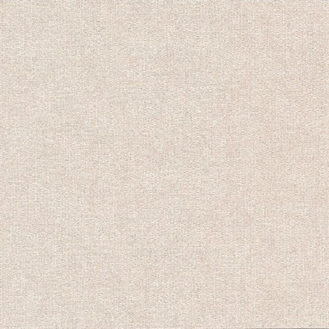 Ella Peach Beige Faux Fabric Commercial Wallpaper