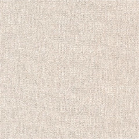 Ella Peach Beige Faux Fabric Commercial Wallpaper