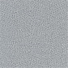 Ellington Dark Grey Herringbone Commercial Wallpaper