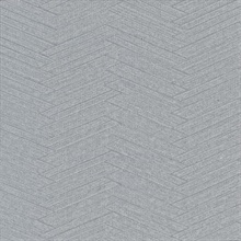 Ellington Dark Grey Herringbone Commercial Wallpaper