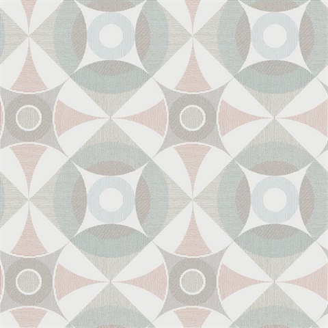 Ellis Multicolor Geometric Wallpaper