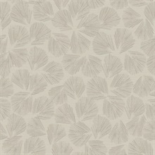 Elora Abstract Leaf Taupe Wallpaper