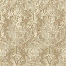 Elsa Bronze Ornate Damask