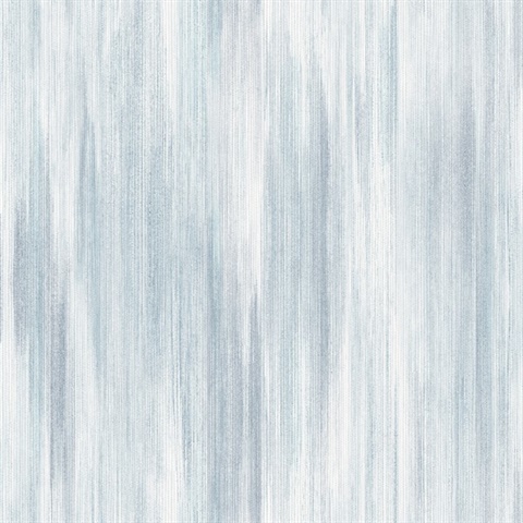 Elysian Sky Blue Ikat Wallpaper
