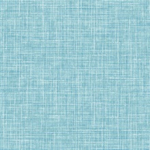 Emerson Aqua Crosshatch Wallpaper