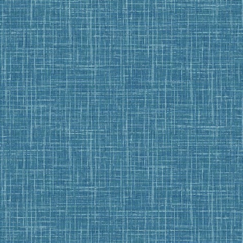 Emerson Blue Crosshatch Wallpaper