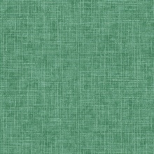 Emerson Green Faux Linen Textured Wallpaper