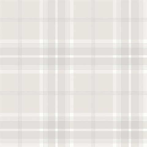Emma Dove Plaid Wallpaper
