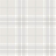 Emma Dove Plaid Wallpaper