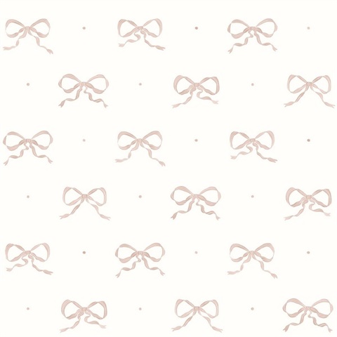 Emma Petal Large Bow Wallpaper