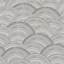 Encircle Black & White Geometric Wallpaper