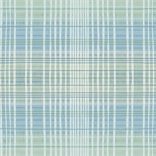 Endless Plaid Blue Wallpaper