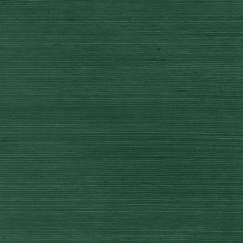 Enya Hunter Green Sisal Wallpaper