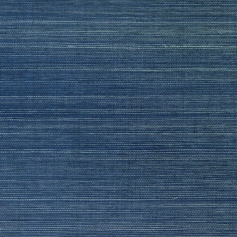 Enya Indigo Blue Sisal Wallpaper
