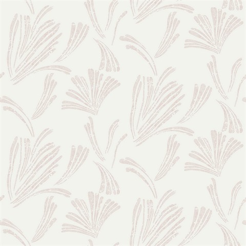 Ermine Blush Abstract Modern Wallpaper