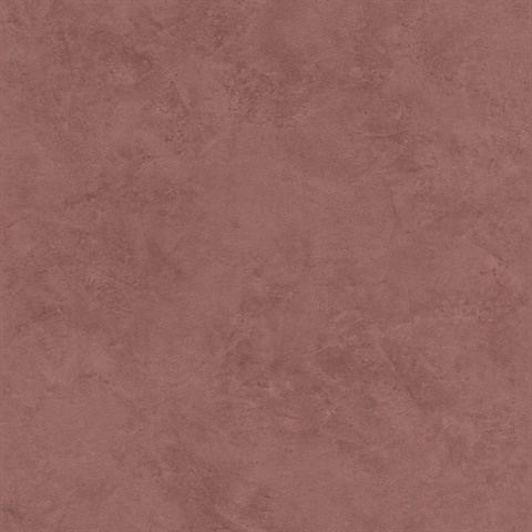 Escher Oxblood Red Plaster Textured Wallpaper