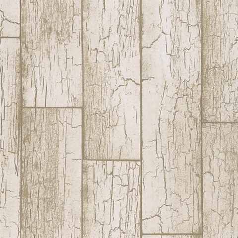 Esmee Beige Wood Wallpaper