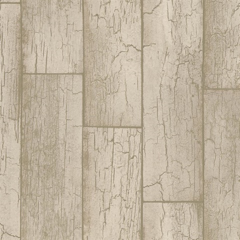 Esmee Taupe Wood Wallpaper