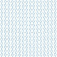 Espalier Sky Blue Chevron Stripe