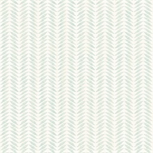 Espalier Teal Chevron Stripe