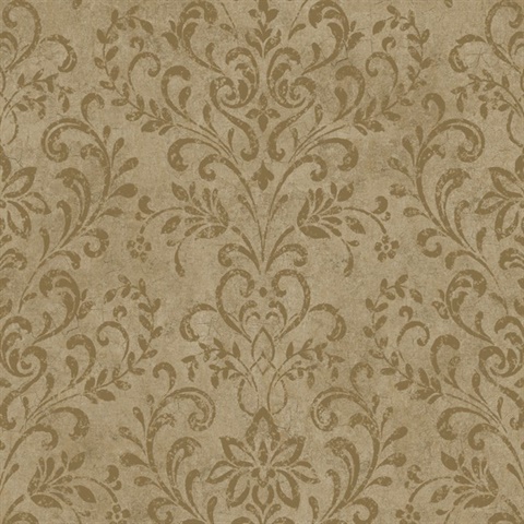 Espresso Country Damask