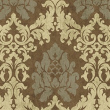 Espresso Haven Damask