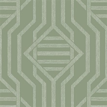 Essex Green Geometric Wallpaper