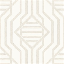 Essex Wheat Geometric Wallpaper