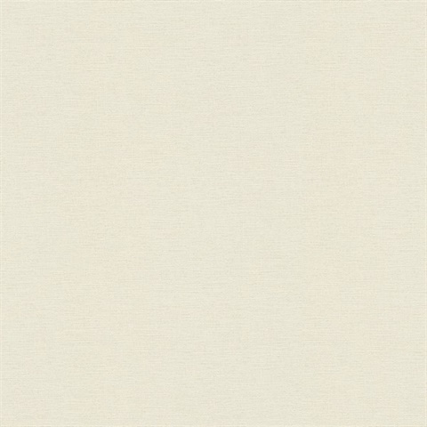 Estefan Cream Faux Linen Texture Wallpaper