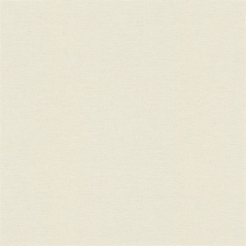 Estefan Cream Faux Linen Texture Wallpaper