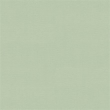 Estefan Green Faux Linen Texture Wallpaper