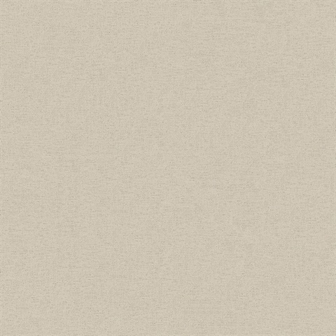Estefan Neutral Faux Linen Texture Wallpaper